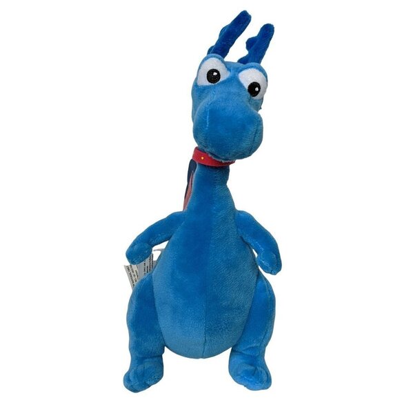 Disney Doc McStuffins Stuffy Blue Dragon Plush Stuffed Animal Just Play 10" - Picture 1 of 6